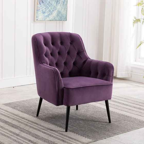 Miley Armchair – Mulberry