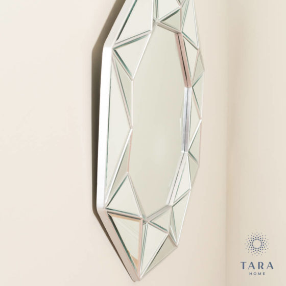 Prism Geo Mirror – Silver