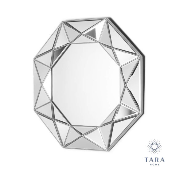 Prism Geo Mirror – Silver