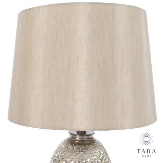Acorn Speckled Table Lamp Silver + Gold 48cm