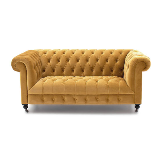 Dover 2 Seater Sofa – Mustard