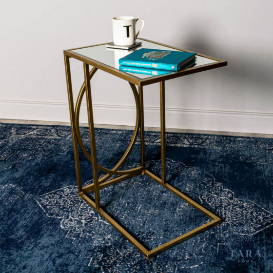 Franklin Sofa Table – Gold