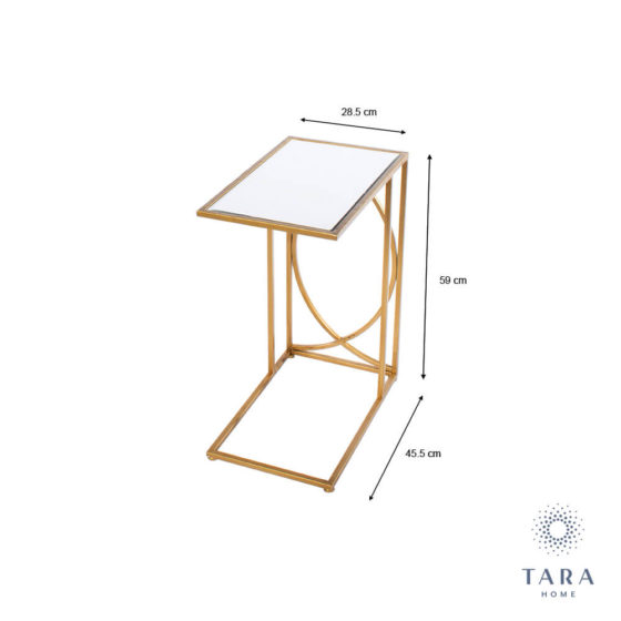 Franklin Sofa Table – Gold