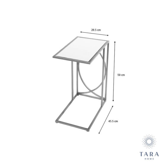 Franklin Sofa Table – Silver