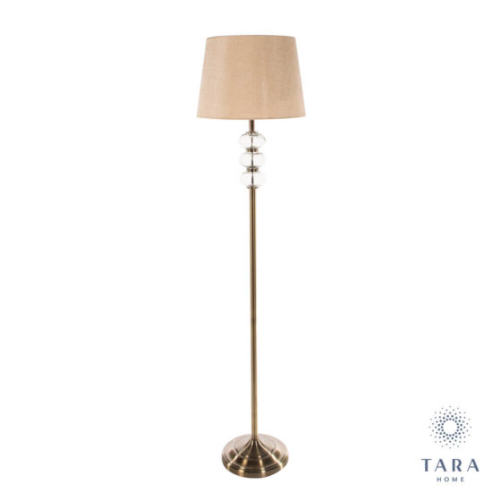 JANE FLOOR LAMP – BRONZE+GOLD 158CM