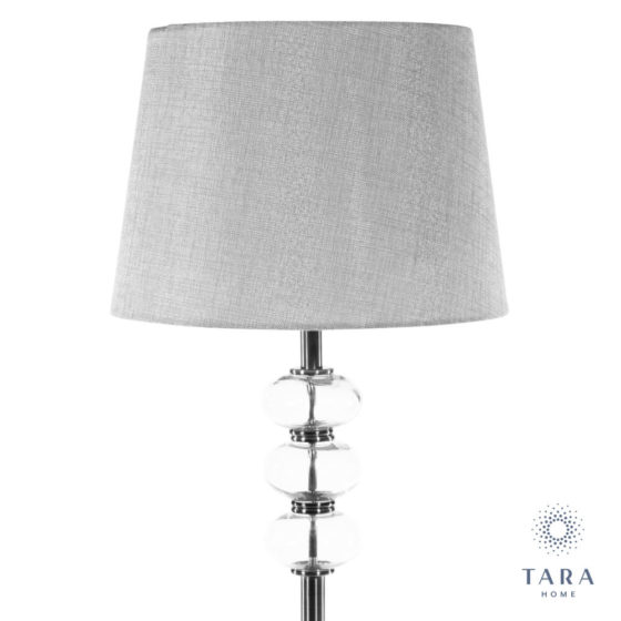 Jane Floor Lamp Silver Grey 158cm