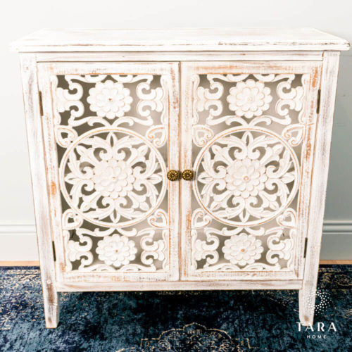 Jessie Medium 2 Door Cabinet - Antique White