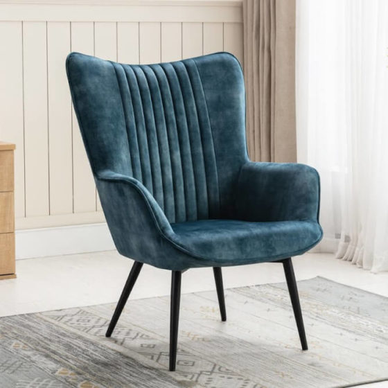 Lynette Accent Chair – Teal