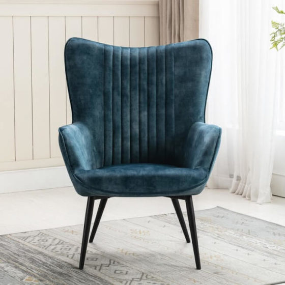 Lynette Accent Chair – Teal