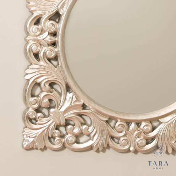 Varina Wall Mirror Square Champagne