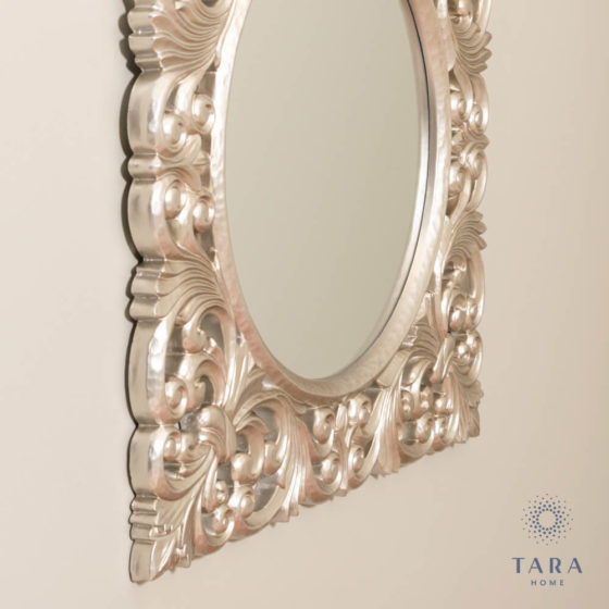 Varina Wall Mirror Square Champagne