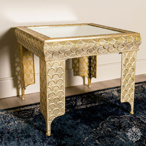 Casablanca Side Table Gold