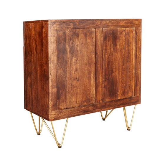 Dark Gold 2 Door Medium Sideboard