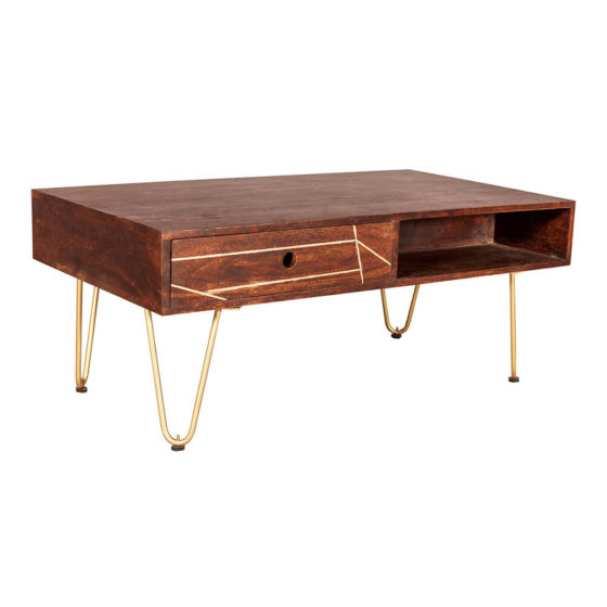 Dark Gold Coffee Table