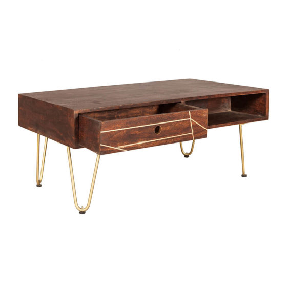 Dark Gold Coffee Table