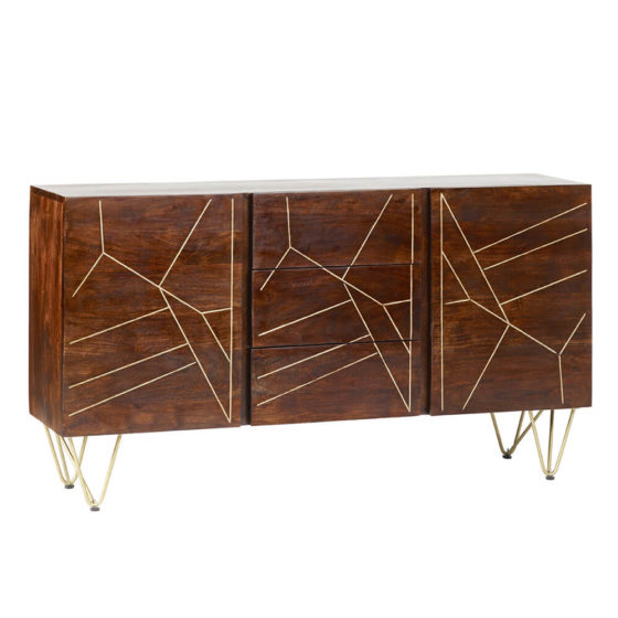 Dark Gold Extra Large Sideboard