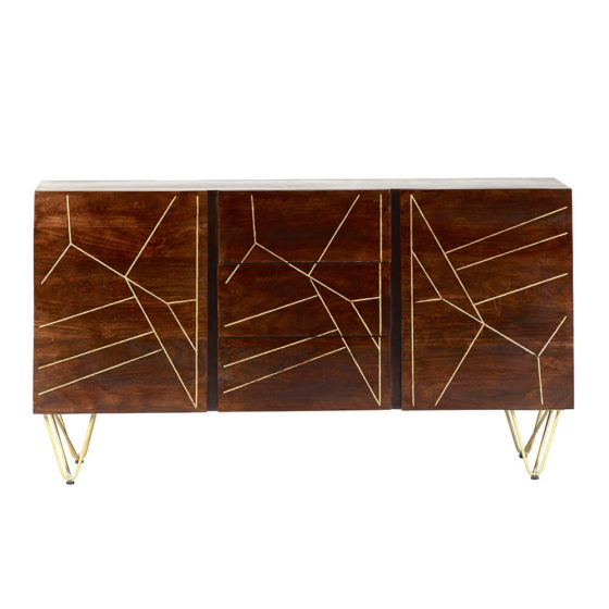 Dark Gold Extra Large Sideboard