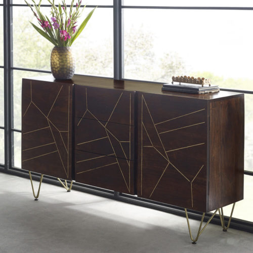 Dark Gold Extra Large Sideboard