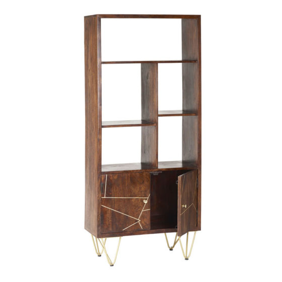 Dark Gold Large Bookcase