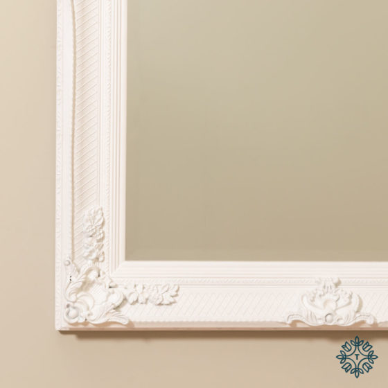 Elise Wall Mirror Antique White