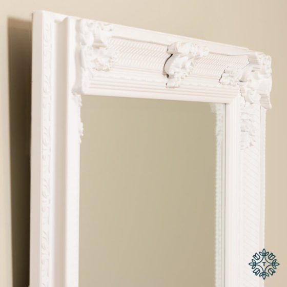 Elise Wall Mirror Antique White