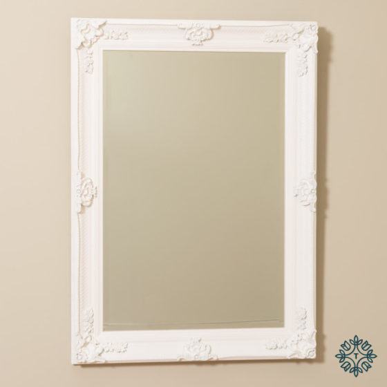 Elise Wall Mirror Antique White