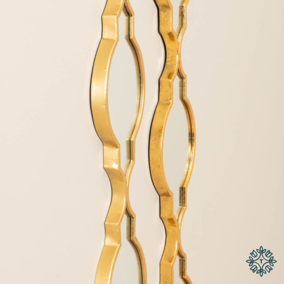 Gatsby Set of 2 Mirror Slim Gold