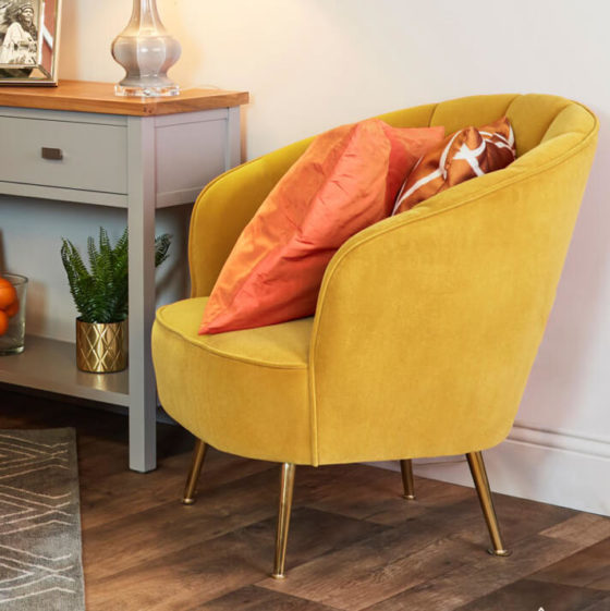 Kendall Accent Chair Mustard