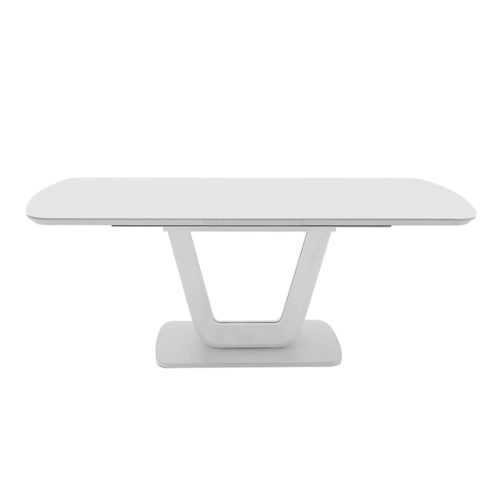 Lazzaro Extending Dining Table - White 1.2m - 1.6m