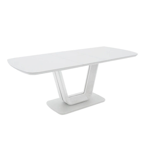 Lazzaro Extending Dining Table - White 1.2m - 1.6m