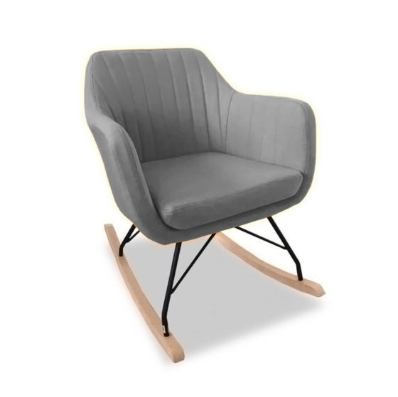 Katell Rocking Chair – Grey