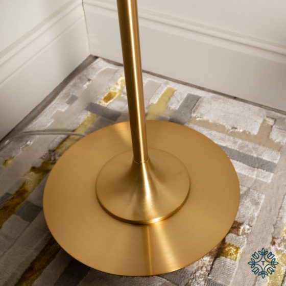 Elsa Floor Lamp Black+Gold 158cm