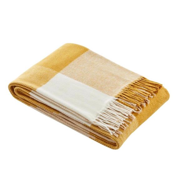 Liv Throw – Yellow Beige