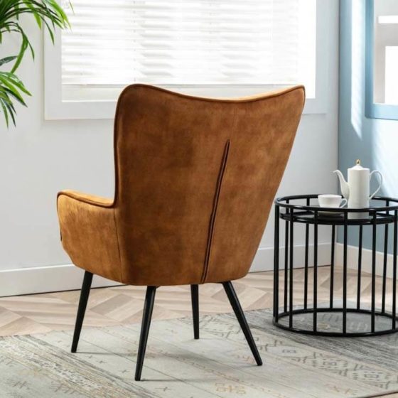 Lynette Accent Chair – Gold