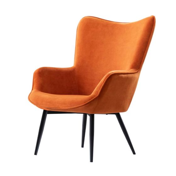 Ella Accent Chair – Rust