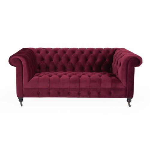 Dover 2 Seater Sofa - Berry
