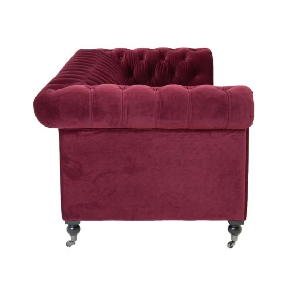 Dover 3 seater Sofa – Berry