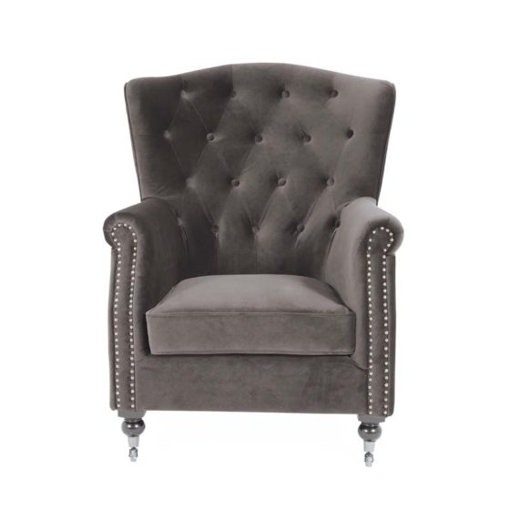 Dover Wingback Chair – Mink