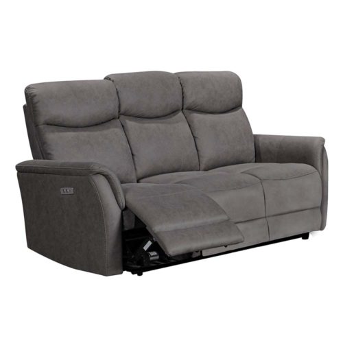 Reeves 3 Seater Electric Recliner - Grey