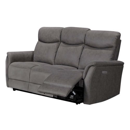 Reeves 3 Seater Electric Recliner - Grey