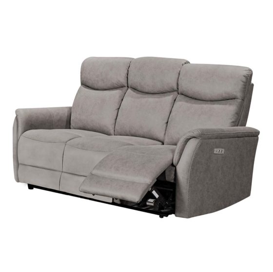 Reeves 3 Seater Electric Recliner – Taupe