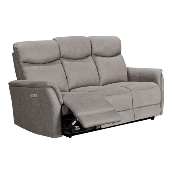 Reeves 3 Seater Electric Recliner – Taupe