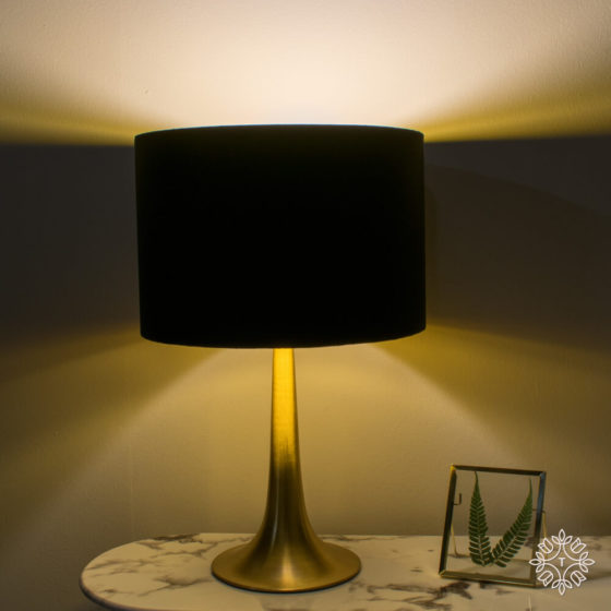 Helena Flared Table Lamp – Gold