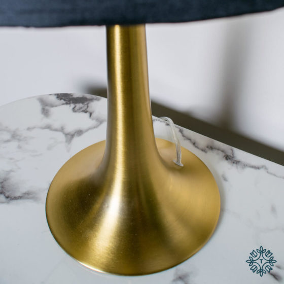 Helena Flared Table Lamp – Gold