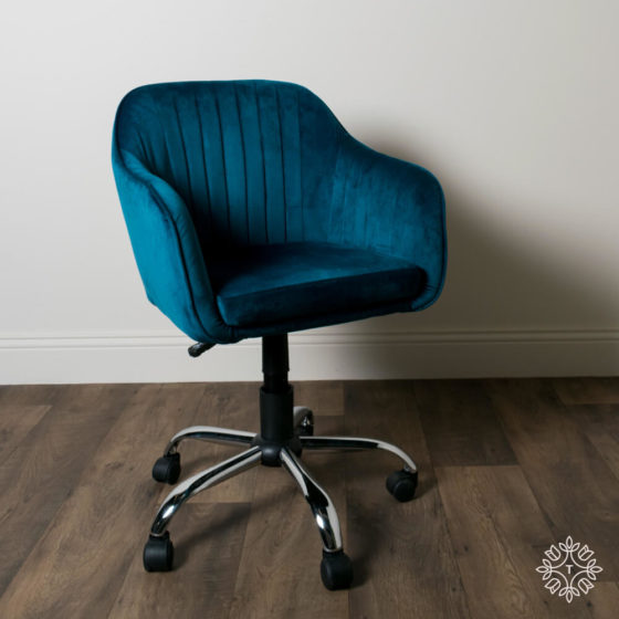 Regina Home Office Chair – Teal