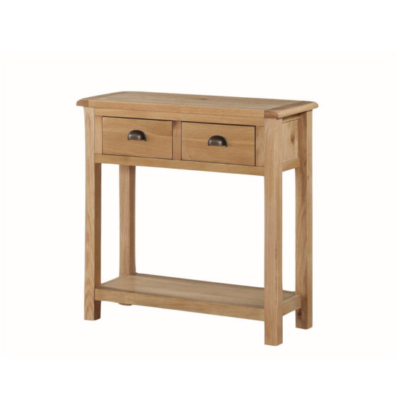 Kilmore Oak 2 Drawer Console Table