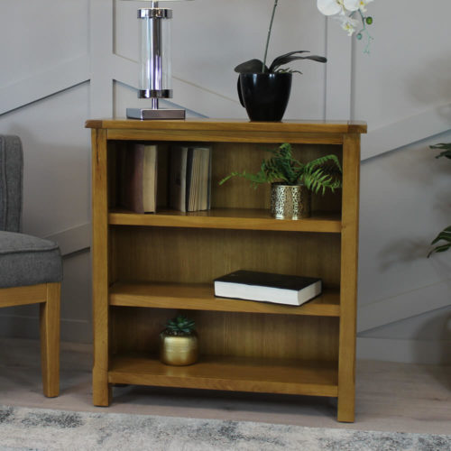 Kilmore Oak Low Bookcase