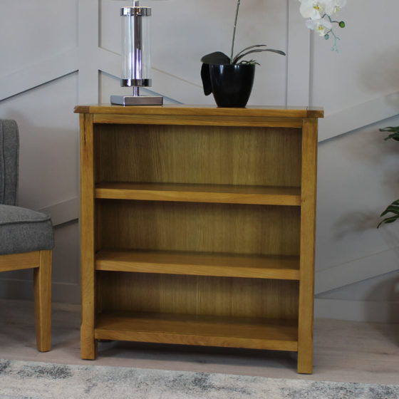 Kilmore Oak Low Bookcase