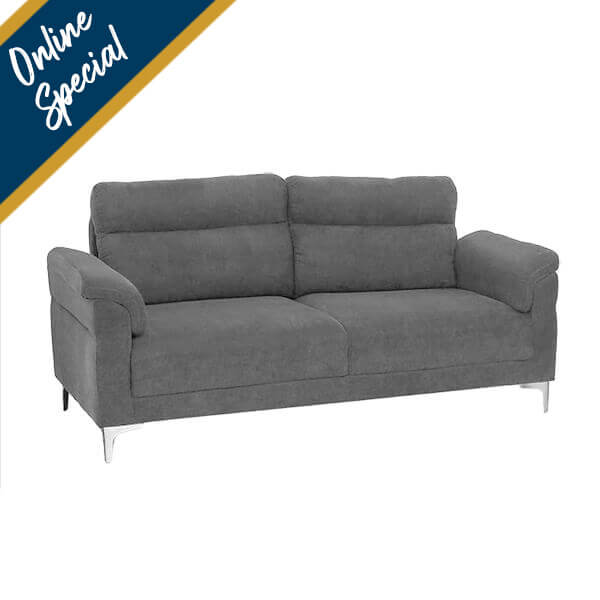 Rachel 3 Seater Sofa – Light Grey Special