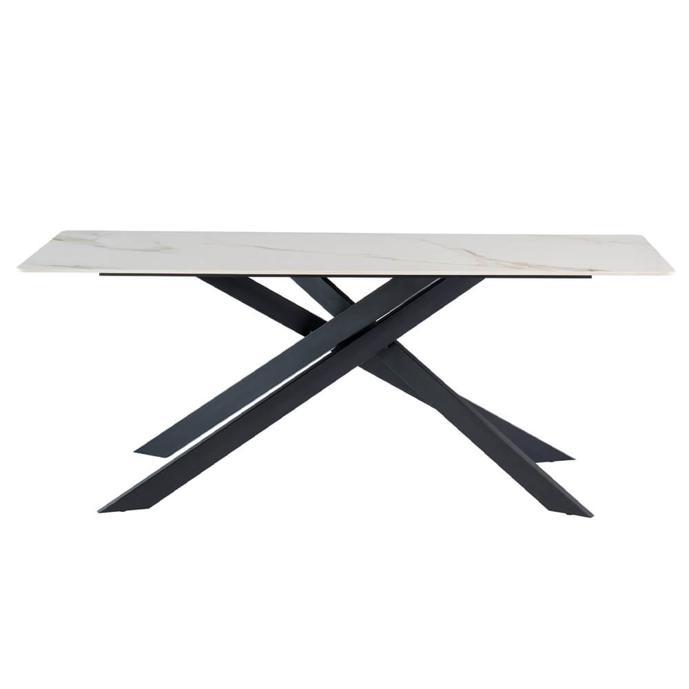 Cambell 2m Dining Table - White